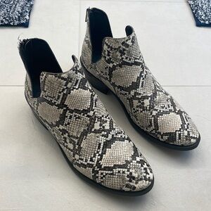 Steve Madden Snakeskin Booties